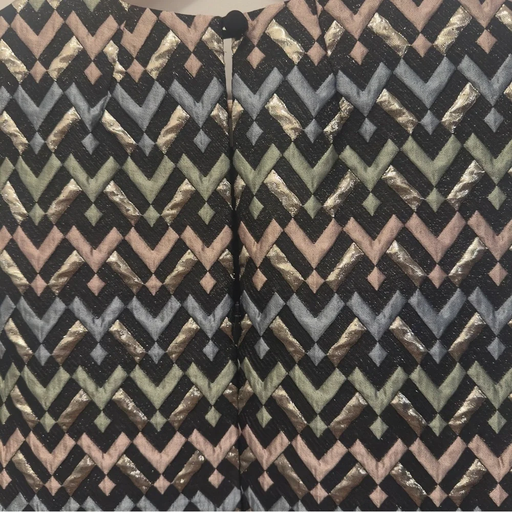 Milly Multi Colored Chevron Mini Dress